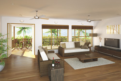 Niu Homes are built from renewable plantation pine. Credit: PNG Forest Products