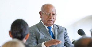 Bougainville's re-elected President, John Momis