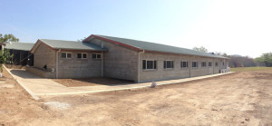 A science block under construction at Pacific Adventist University. Credit: AES