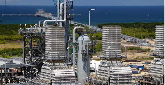 The PNG LNG plant site. Credit: ExxonMobil/Richard Dellman
