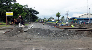 Lae roadworks