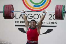 Steven Kari at the Commonwealth Games. Credit: Ryan Pini