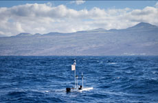 A wave glider off Hawaii. Credit: Liquid Robotics