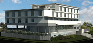 An artist's impression of the Cassowary Hotel