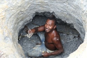 Local mining at Gold Ridge
