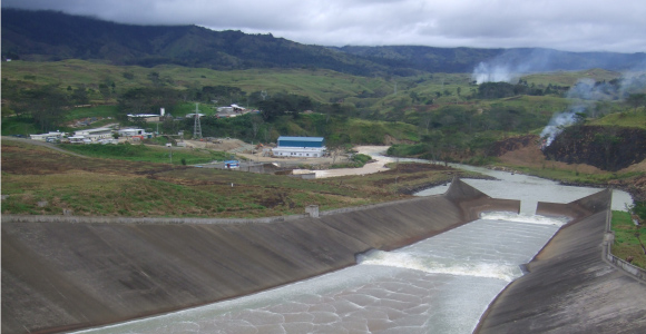 The Yonki hydropower facility in Morobe Province