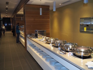 Dining facilities at the Holiday Inn
