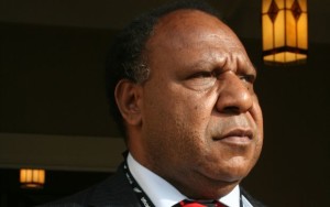 Foreign Minister Rimbink Pato. 