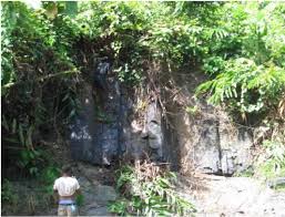 A four-metre thick coal seam. Credit; Mayur Resources