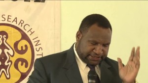 Finance Minister, James Marape