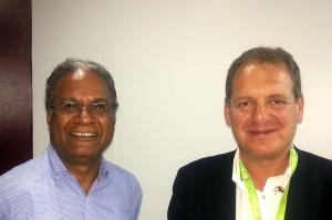 PBF's Robert Igara  (left) with LR Group's Ilan Weiss