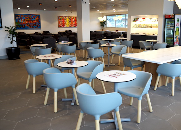 The spacious new Paradise Lounge