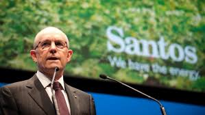 Santos' chairman, Peter Coates. Credit: Fairfax