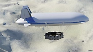 The Dragon Dream airship. Credit: BBC 