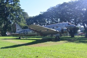 Then DC3 at Lae Botanical Gardens.