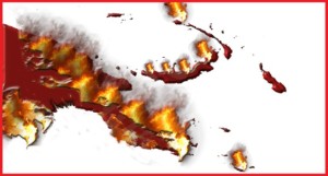 Fire danger. Credit: UPNG’s Remote Sensing Centre 