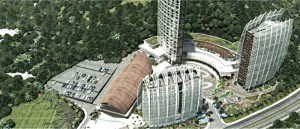 Artist's impression of Star Mountain Plaza. Credit NDY