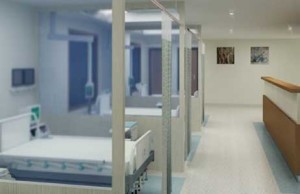 A hospital ward in the new Pacific International Hospital. Credit: PIH.