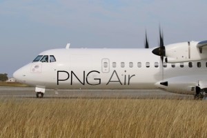 PNG Air's first ATR 72-600 aircraft has arrived. Credit: PNG Air.