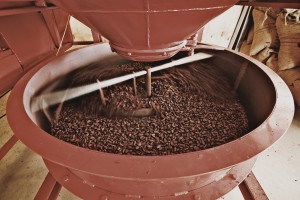 The roaster is another piece of vintage machinery perfectly suited to purpose.