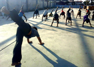 A Yoga Unites PNG group in action