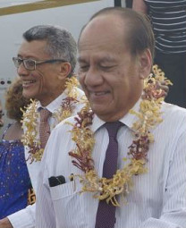 Air Niugini's Sir Fred Reiher