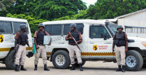 Armed security guards Source: Guard Dog