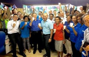 CHM staff participating in the Biggest Tea Break for the PNG Cancer Foundation. Source: PNG.