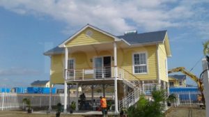 A new housing project near Eight-Mile, just outside of Port Moresby, launched last month. Credit: PNG Loop