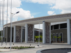 The new National Convention Centre in Waigani.