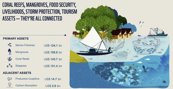 Breakdown of Melanesian Ocean's Gross Maritime Product Source: WWF
