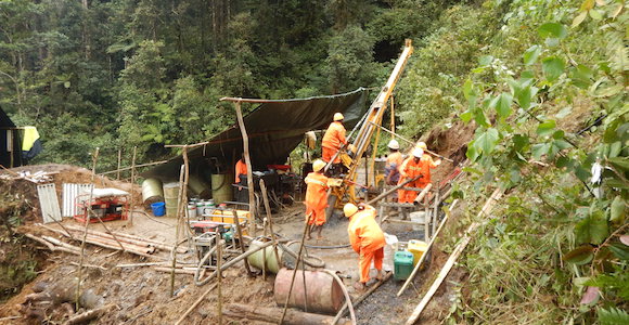 Frontier Resources rig on project site Source: Frontier Resources