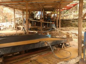 Hammer mills and centrifugal concentrators Source: Crater Gold