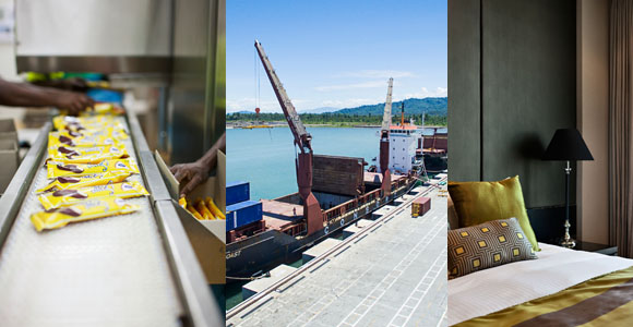 Diversification PNG style: Steamships has interests across manufacturing, logistics and hospitality.