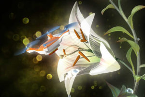 A robotic bee. Credit: New Scientist.