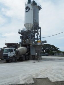 Cement being loaded on to Monier truck Source: BAI