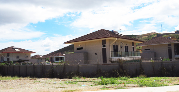 A new housing project in Baruni, Port Moresby