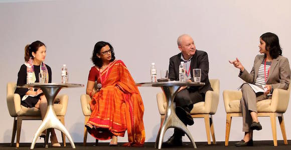 Tony Westaway discussing financial inclusion at the Asia-Pacific-Financial-Inclusion-Summit-in-Hano Source: MiBank
