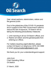 covid-19 oil search