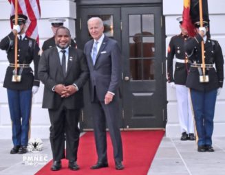 Marape and Joe Biden