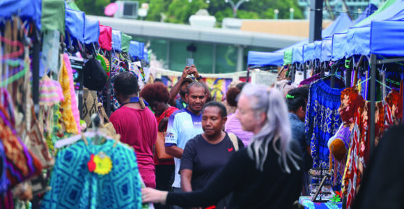 Off to the market in Port Moresby