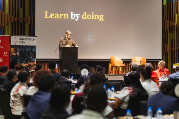 Peter Williams at the Innovation PNG 2026 Awards